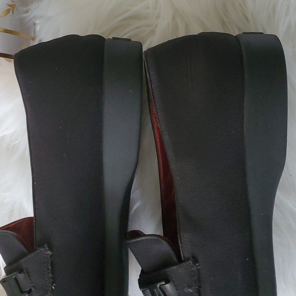 Salvatore ferragamo sport  black canvas slipon loafers size 11B - Picture 4 of 17